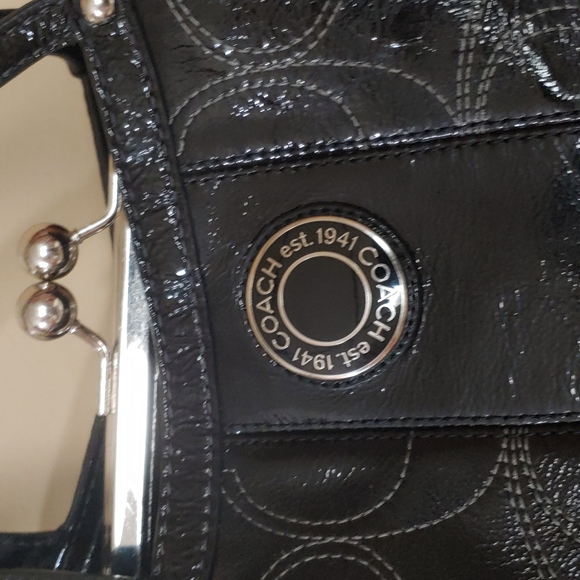 Coach Madison Patent Leather Shoulder Bag - Picture 4 of 16